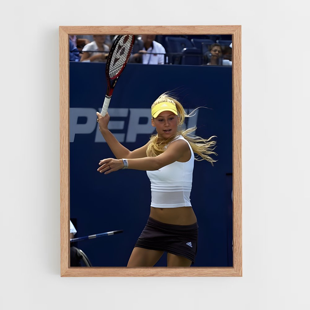 Poster Anna kournikova service – affiche Tennis (vue 4)